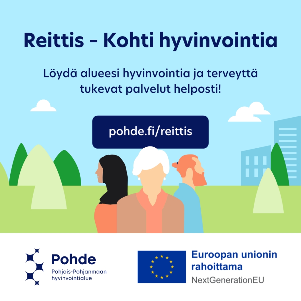 Kuvituskuva, jossa ihmishahmoja.