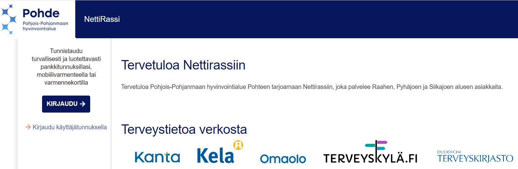 NettiRassin ulkoasu on uudistunut - Pohde